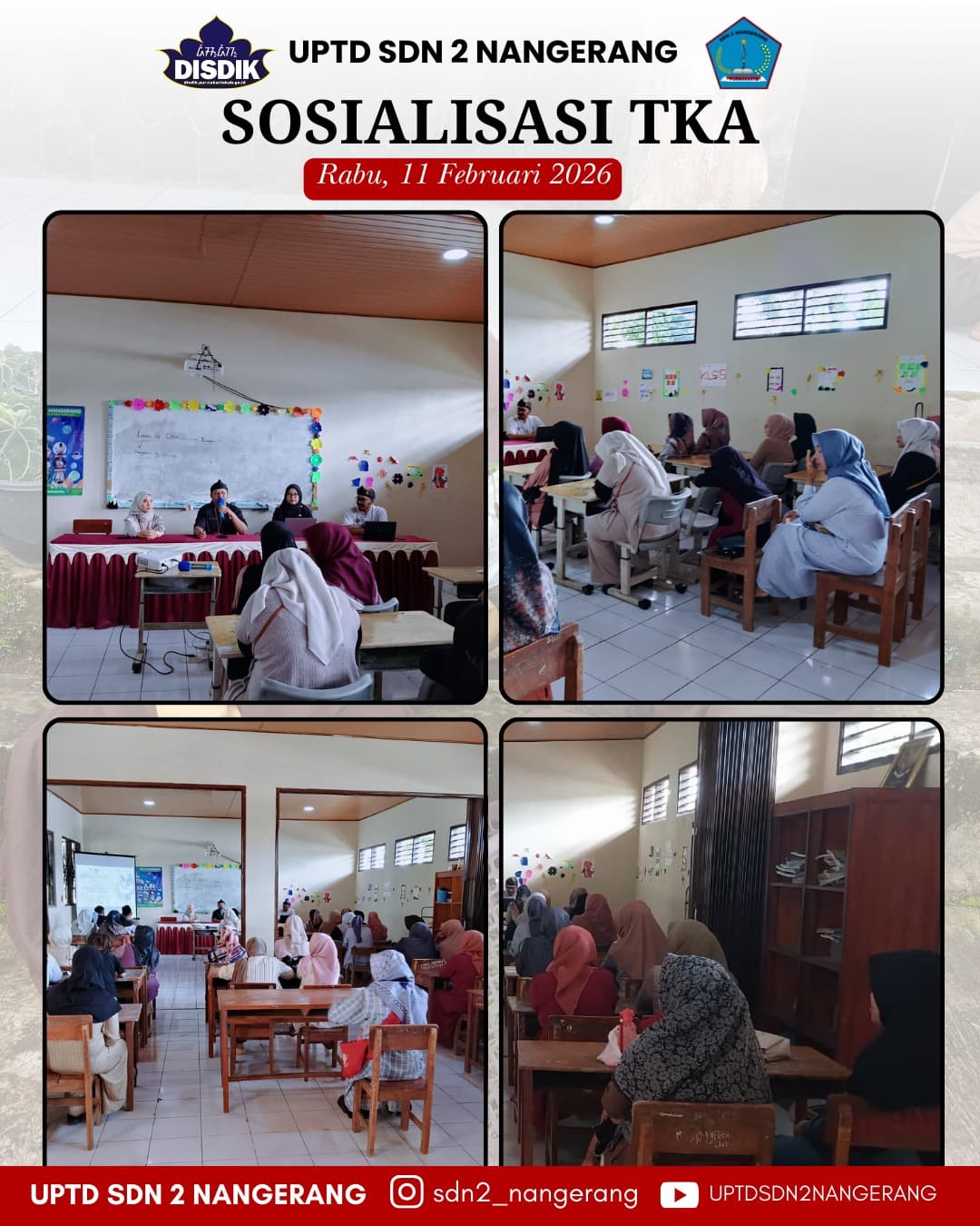 SDN 2 Nangerang Gelar Sosialisasi TKA untuk Orang Tua Wali Kelas VI, Persiapan Menuju Jenjang Pendidikan Selanjutnya