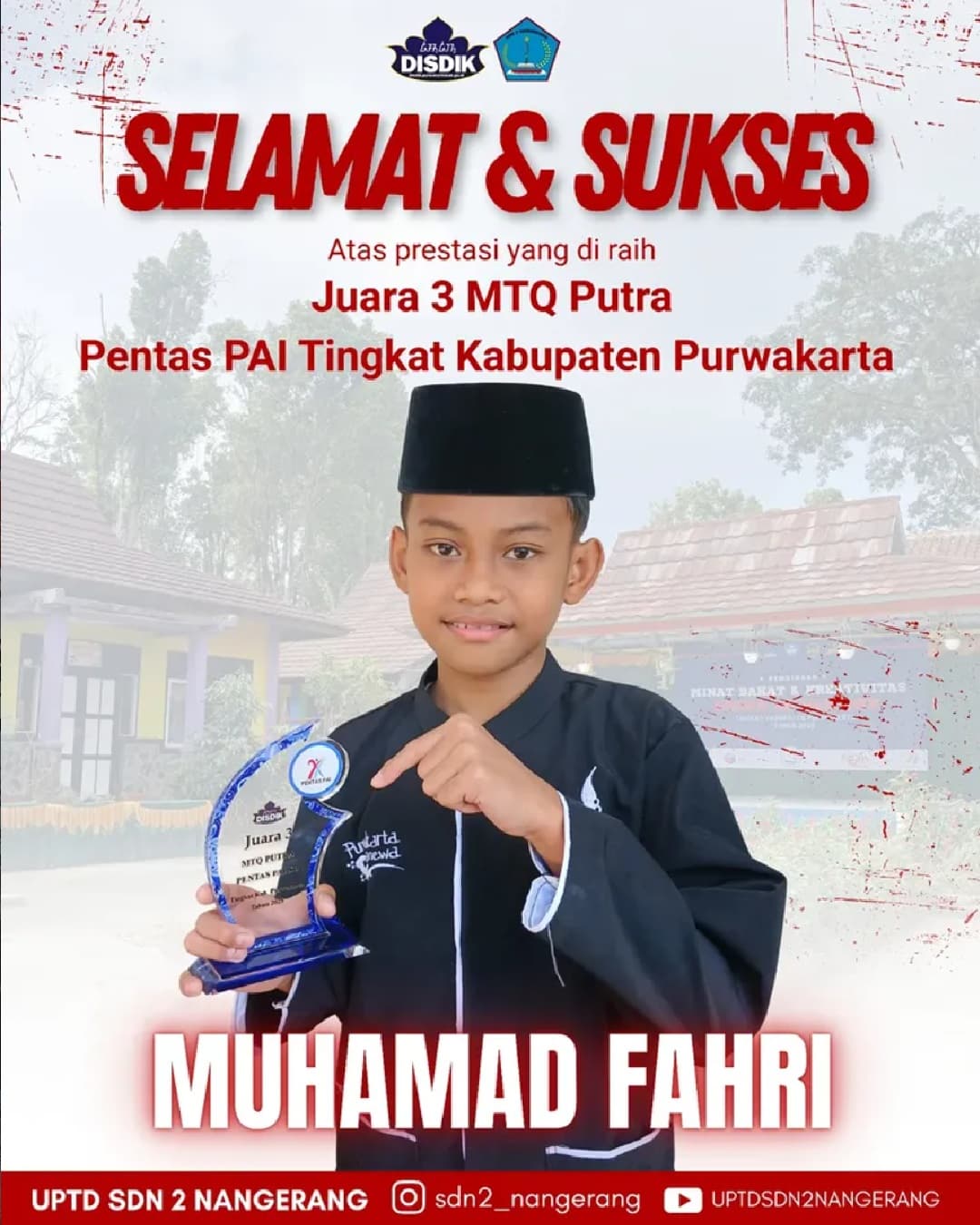 SDN 2 Nangerang Raih Prestasi Gemilang di Lomba MTQ Putra Tk. Kabupaten Purwakarta 2025