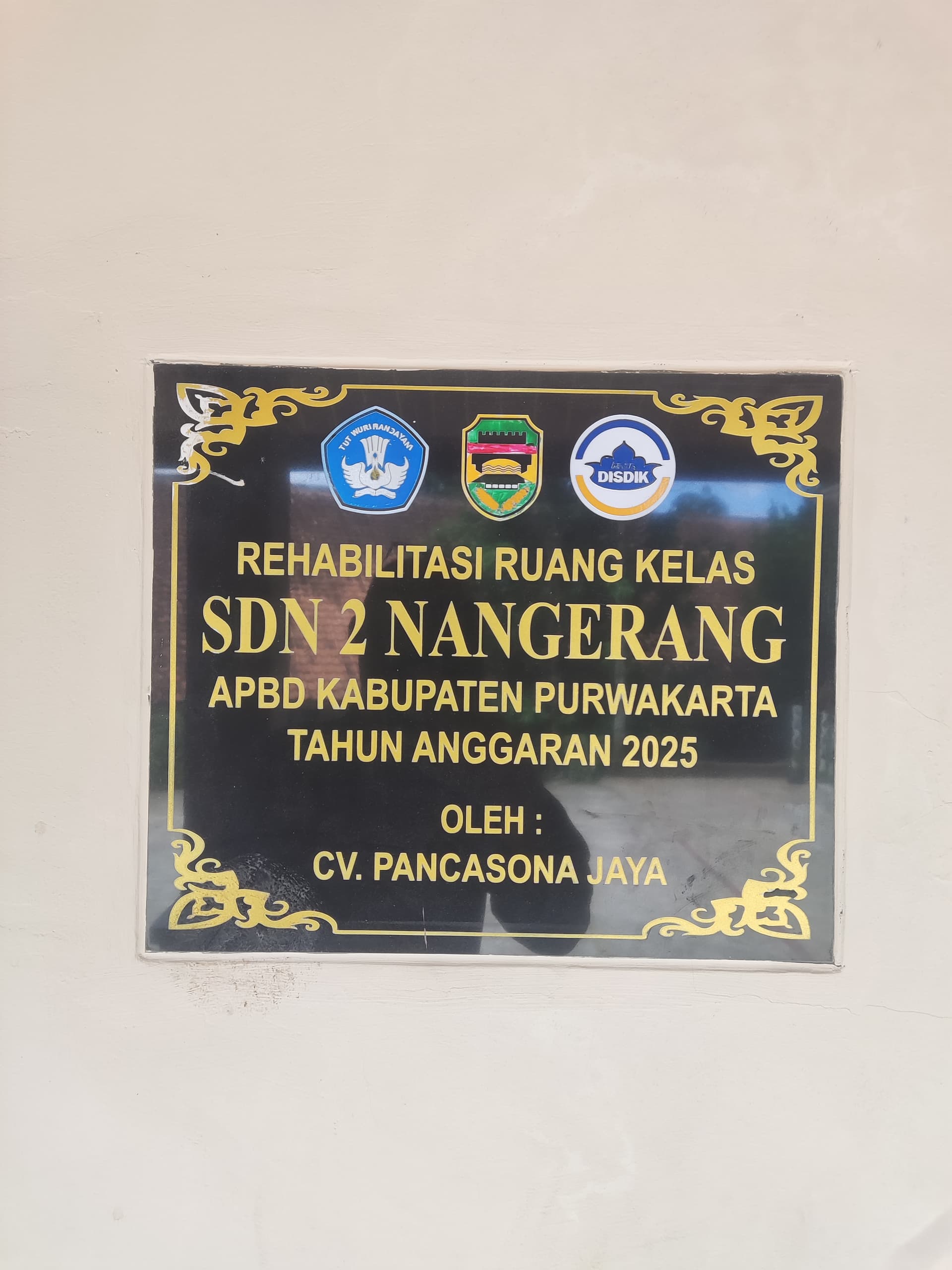 Rehabilitasi Ruang Kelas SDN 2 Nangerang Rampung, Dukung Proses Belajar Mengajar yang Lebih Baik