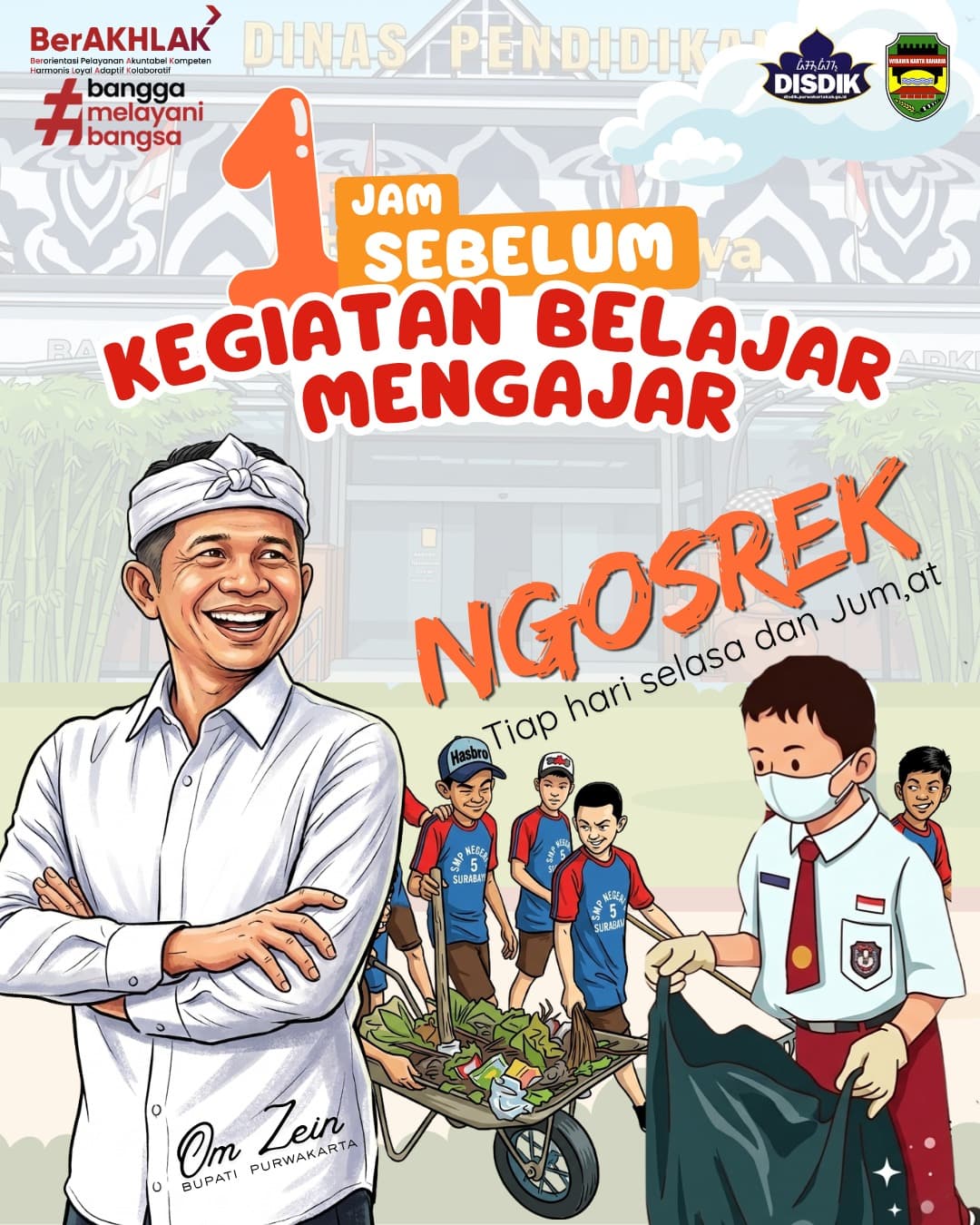 SDN 2 Nangerang Gelar Kegiatan 'Ngosrek di Sakola' untuk Ciptakan Lingkungan Sekolah Bersih dan Sehat