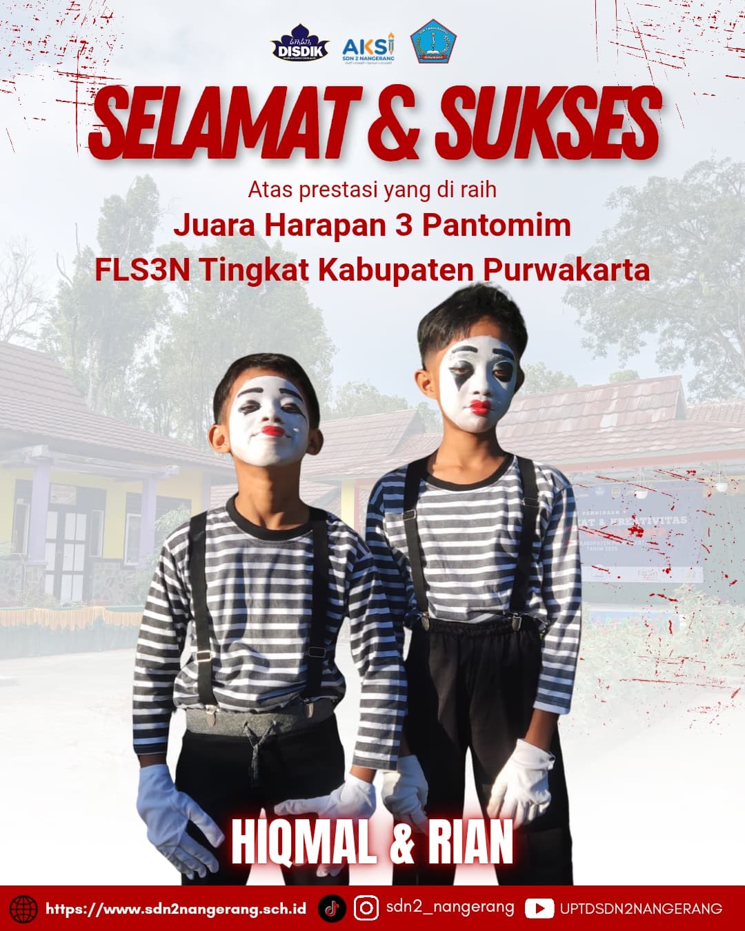 SDN 2 Nangerang Raih Juara Harapan 3 Lomba Pantomim Tingkat Kabupaten Purwakarta