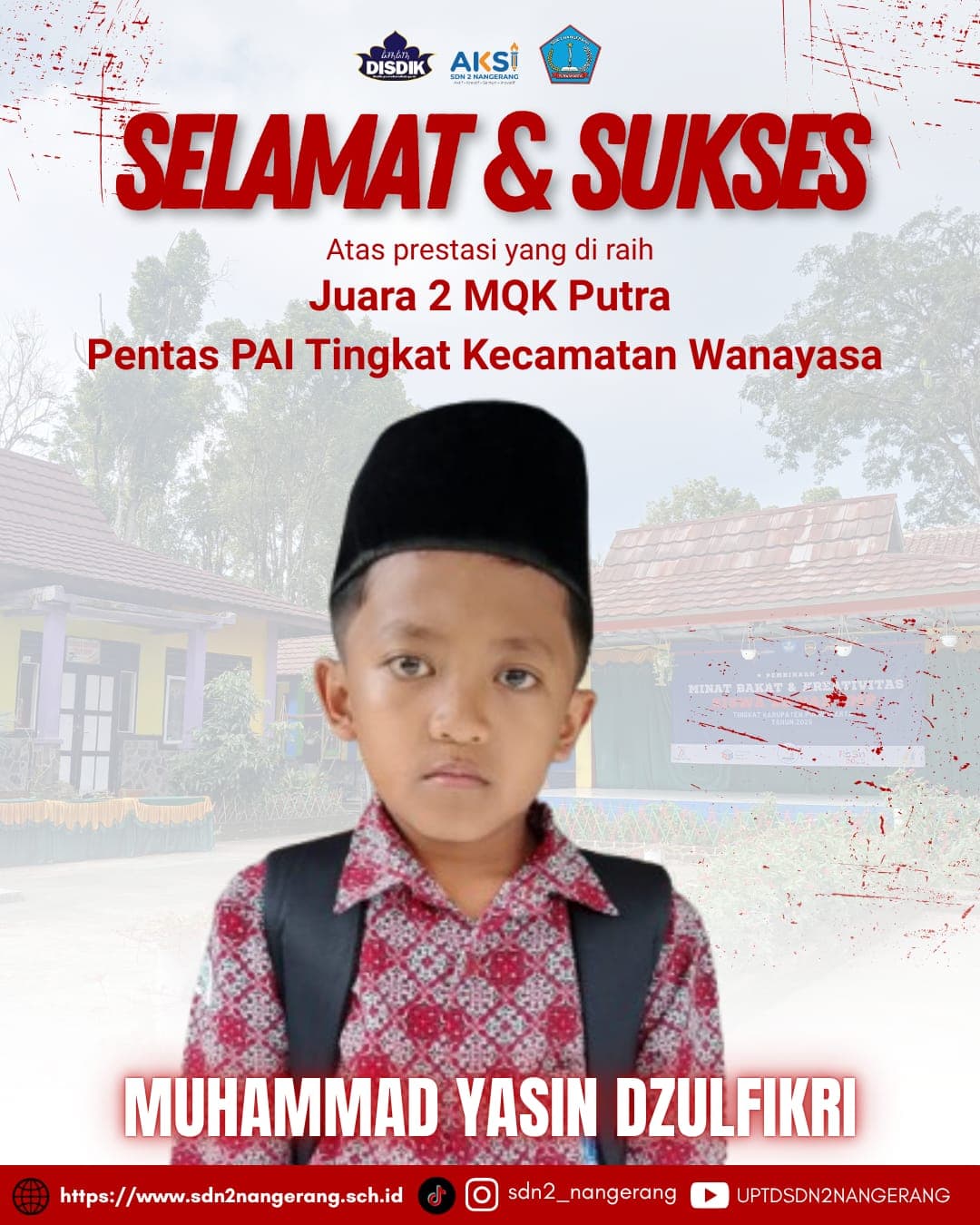 SDN 2 Nangerang Raih Juara 2 Lomba MQK Putra dalam Pentas PAI Kecamatan Wanayasa