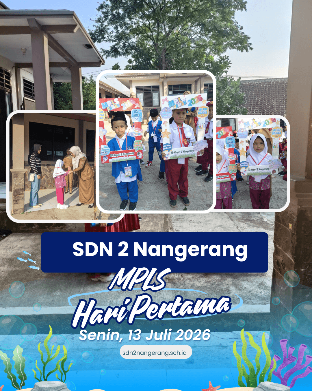SDN 2 Nangerang Gelar Masa Pengenalan Lingkungan Sekolah (MPLS) untuk Siswa Baru Kelas 1